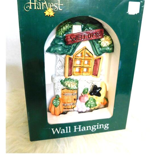 Welcome Fall Ceramic House Plaque Wall Hanging - Picture 4 of 6